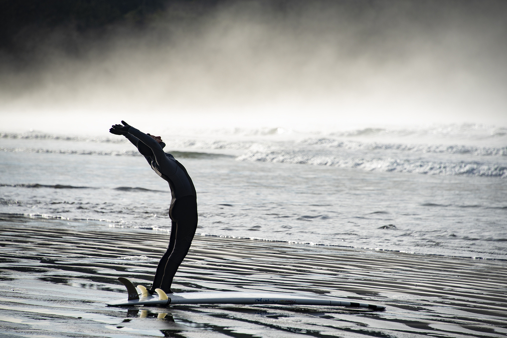 Morning surfer Tofino